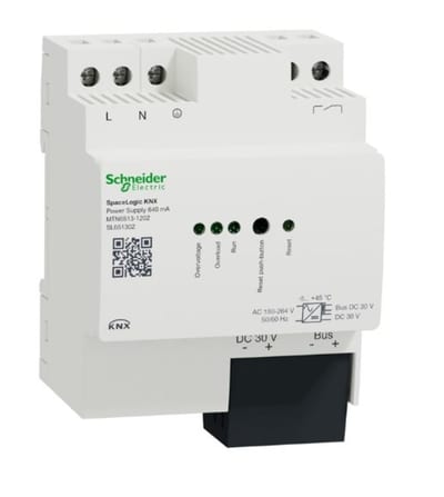 Schneider Electric Power supply, SpaceLogic KNX, 640 mA, white MTN6513-1202