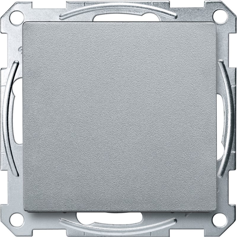 Schneider Electric Push-button Pro T, Merten System M, aluminium, Temperature sensor, Touchless, Supply KNX 20 mA MTN6185-0460