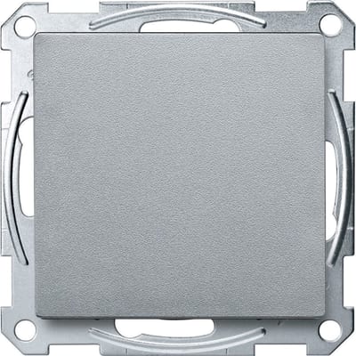 Schneider Electric Push-button Pro T, Merten System M, aluminium, Temperature sensor, Touchless, Supply KNX 20 mA MTN6185-0460