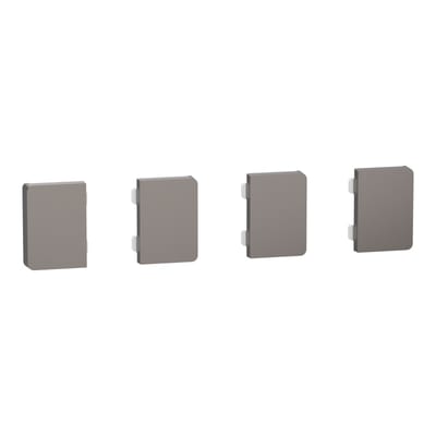 Schneider Electric Push button, KNX, Merten System Design, 4GANG, rockers, nickel metallic MTN6194-6050