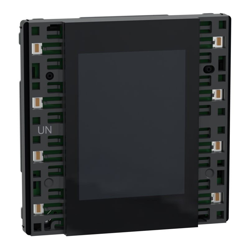 Schneider Electric Push button, Merten System Design, KNX secure, universal module, black, Supply KNX 16 mA MTN6194-6010S