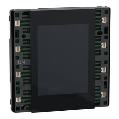 Schneider Electric Push button, Merten System Design, KNX secure, universal module, black, Supply KNX 16 mA MTN6194-6010S
