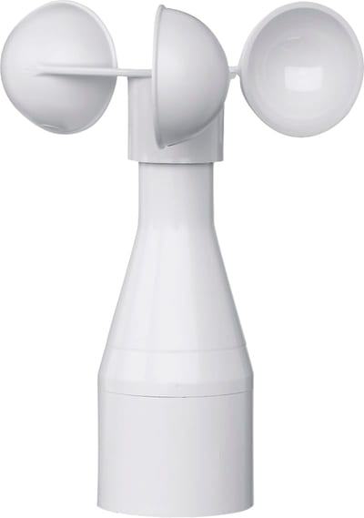 Schneider Electric Wind sensor with 0-10 V interface and heating, polar white MTN663592