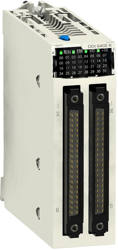 Schneider Electric discrete input module X80 - 64 inputs - 24 V DC positive BMXDDI6402K