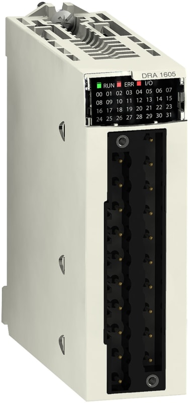 Schneider Electric discrete output module X80 - 16 outputs - relay - 24 V DC or 24...240 V AC BMXDRA1605