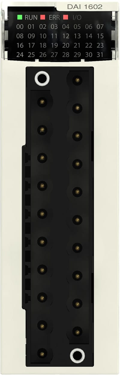 Schneider Electric discrete input module X80 - 16 inputs - 24 V AC/DC negative BMXDAI1602