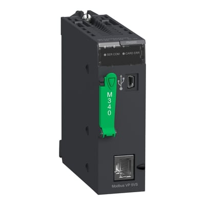 Schneider Electric BMXP342000 processor module M340 - max 1024 discrete + 256 analog I/O - Modbus