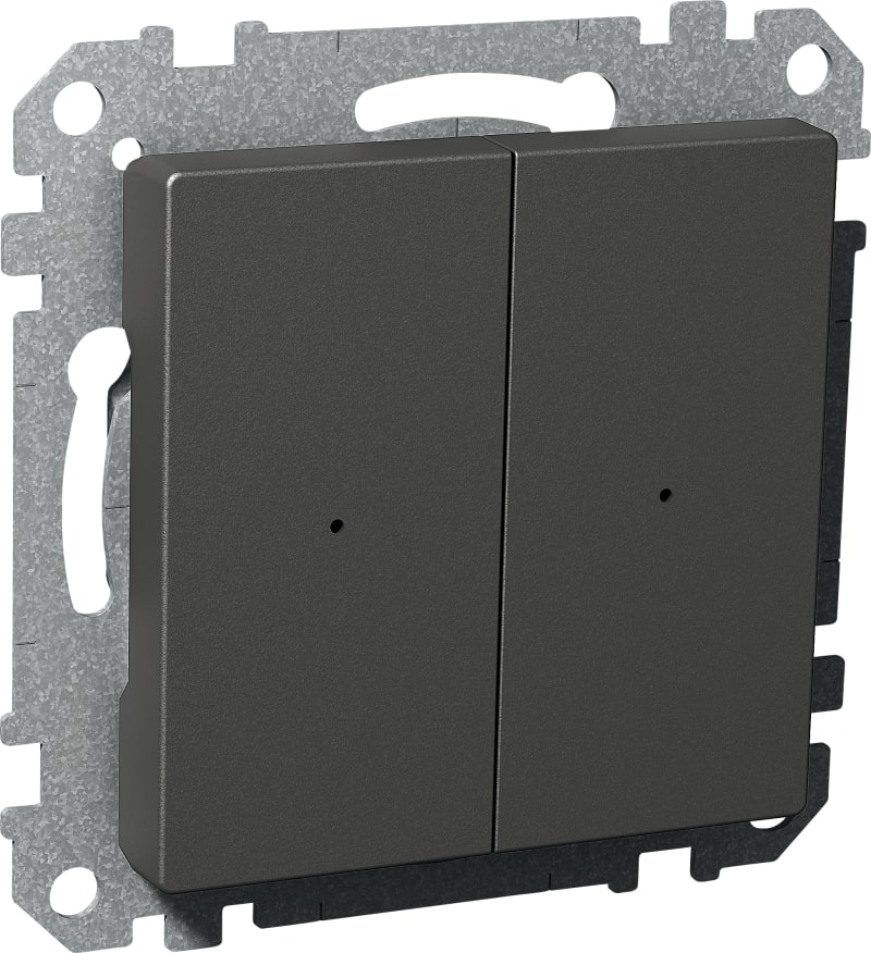 Schneider Electric Exxact KNX Rocker, 2-Button, Anthracite (WDE003949)