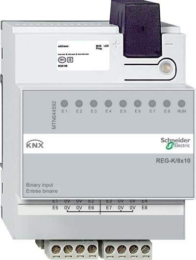 Schneider Electric Binary input REG-K/8X10, light grey MTN644592