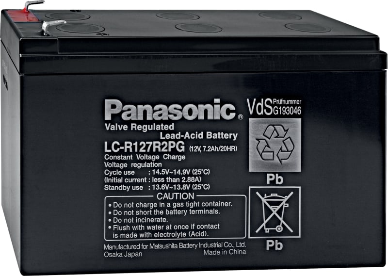Schneider Electric Lead VRLA-AGM battery, KNX, 7.8AH capacity, 12V, black MTN668990