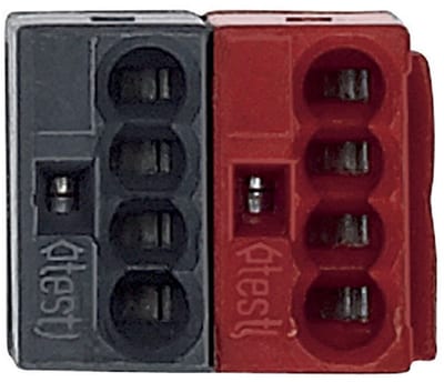 Schneider Electric Bus connecting terminal, red/dark grey MTN689701