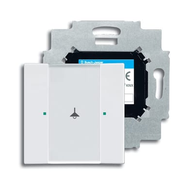 ABB 1-Way KNX Bus Sensor Cover with Labelling Field, Studio White