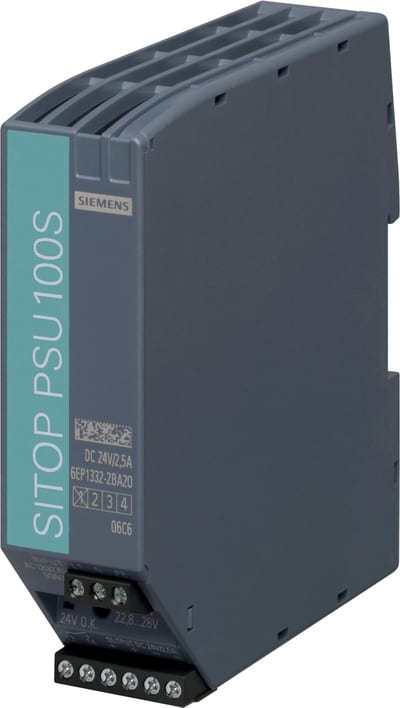 Siemens SITOP PSU100S 24V 2.5A regulated power supply