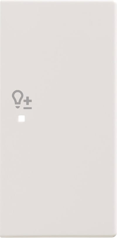 ABB free@home right-hand dimmer rocker switch, 2 rockers