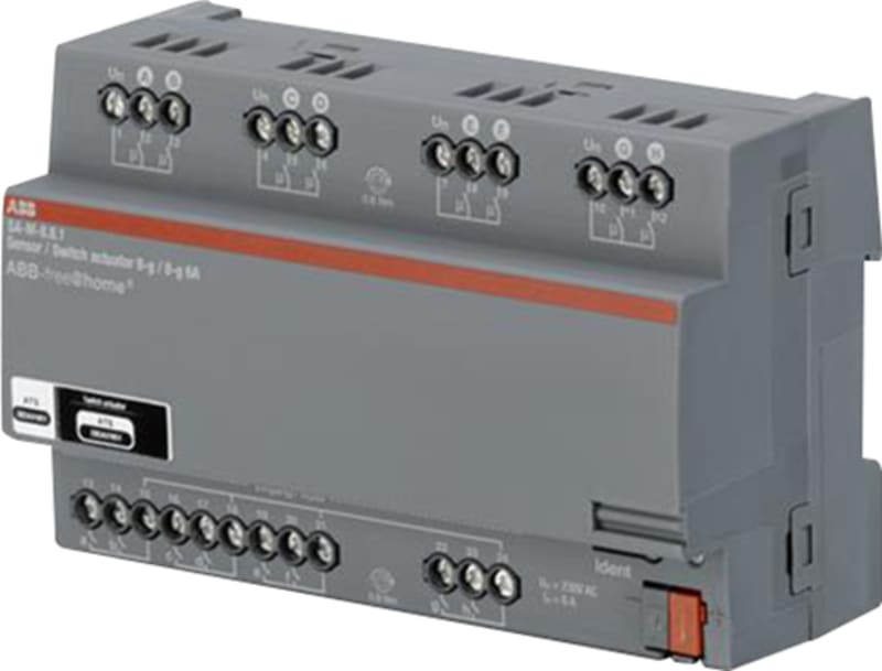 ABB SA-M-8.8.1 free@home Switch Actuator, 8-Gang, 6 A, DIN-Rail