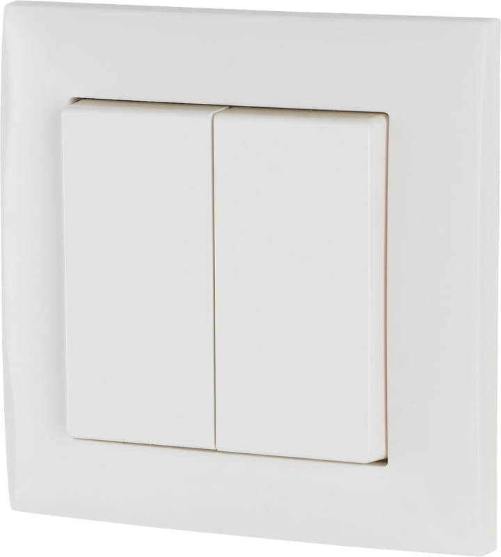 xComfort Push Button 55 × 55 mm, Double, Complete (CPAD-00/194)