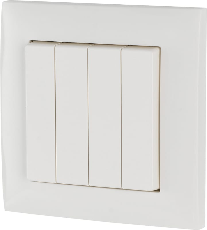 xComfort Push Button 55 × 55 mm, 4-Way, Complete (CPAD-00/195)