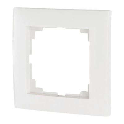 Frame single white for 55X55MM