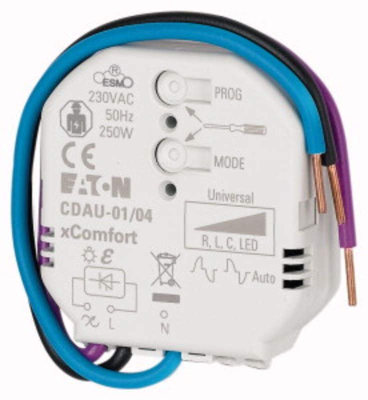 Eaton xComfort Universal Dimmer Actuator 250 W (CDAU-01/04)