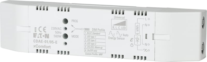 Eaton xComfort Universal Dimmer 500 W with Energy Metering (CDAE-01/05-E)