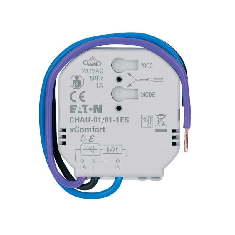 Eaton xComfort Heating Actuator 1 A Silent Flush-Mount EMS (CHAU-01/01-1ES)