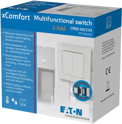 Komp. 2-Felts multifunction push-button