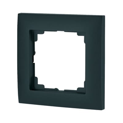 Frame single matt black 55X55