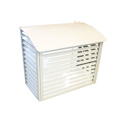 Heat pump housing in metal