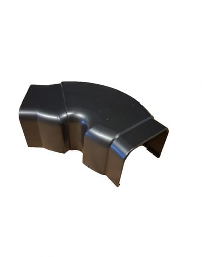 Regulerbart bend channel 80X60MM Std Black