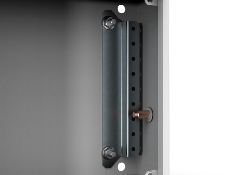 nVent HOFFMAN BPP40 Bottom Profile, BPP, 383X35X13MM, Galvanized, Mild Steel