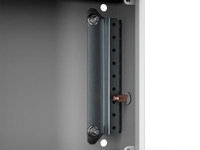 nVent HOFFMAN BPP40 Bottom Profile, BPP, 383X35X13MM, Galvanized, Mild Steel