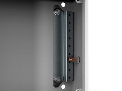 nVent HOFFMAN BPP60 Bottom Profile, BPP, 583X35X13MM, Galvanized, Mild Steel