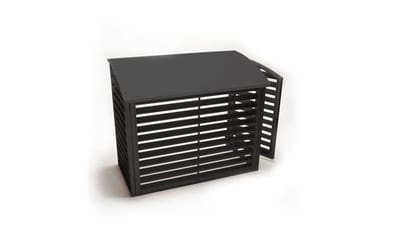 Heat pump housing in lacquered Metal Black