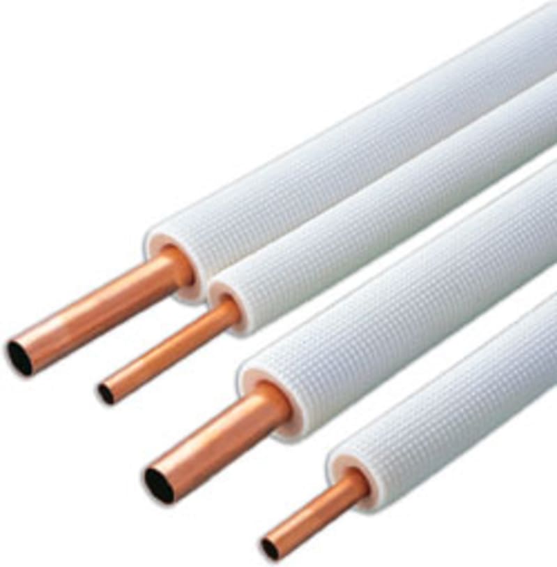 Copper pipe/insulated 5/8" 1,0mm 25M (121582)