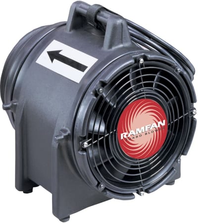 Dacon Ramfan UB20XX 20 cm ATEX Zone 1/2 Portable Industrial Blower