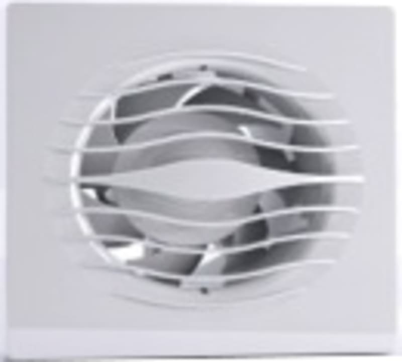 Pax Retro Bathroom Fan with Humidity Sensor and Backdraft Damper (1620-1)