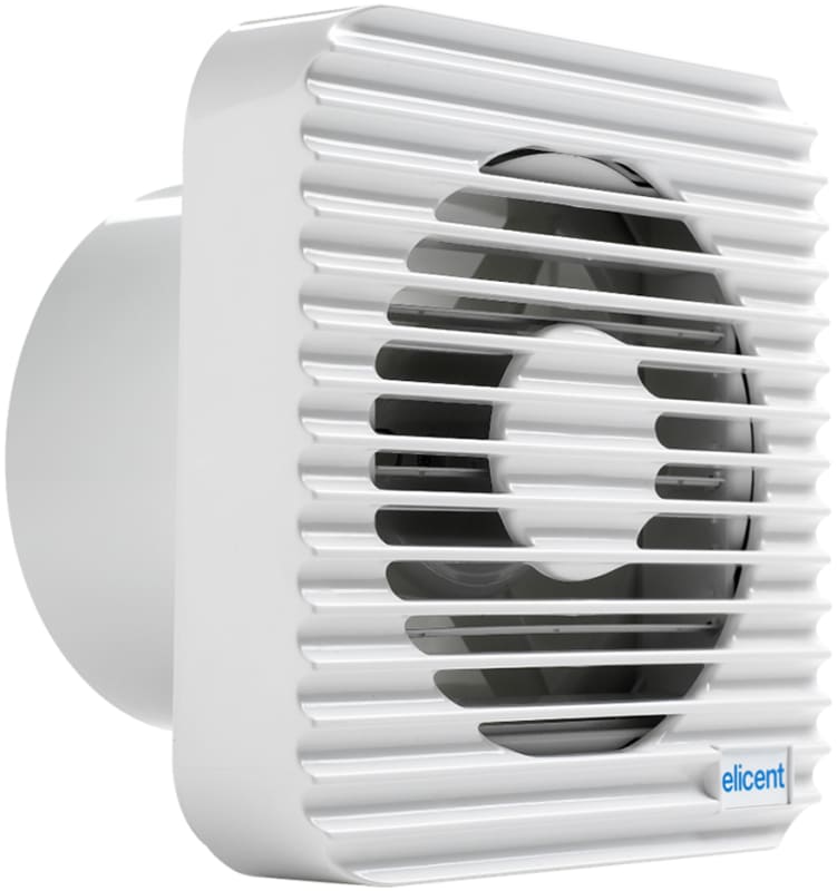 Knut Bø MURO 100 K-12V 4-Inch SELV Bathroom Fan with Damper