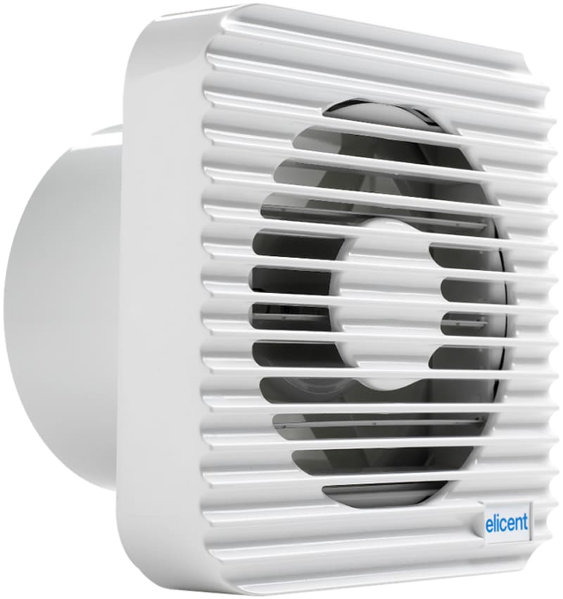 Knut Bø MURO 120 K-12V 5-inch 12 V SELV Bathroom Fan with Damper