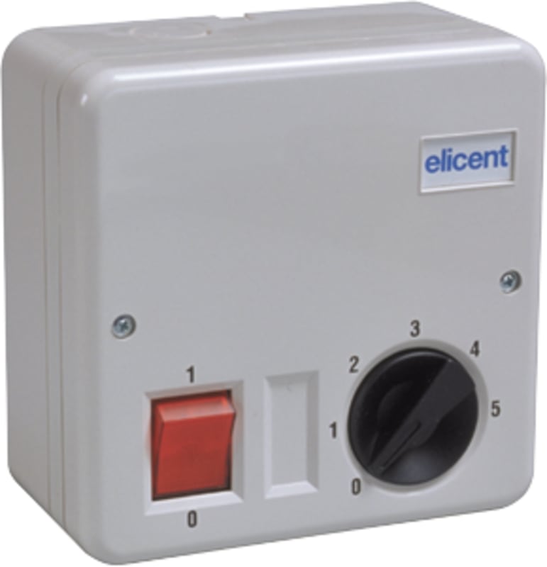 Knut Bø RVS 5-Step Fan Speed Transformer Wall-Mounted (RVS)