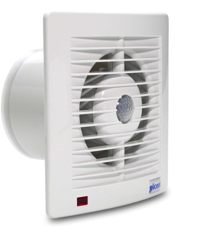 MURO-Style 100 PIR 4-Inch Bathroom Fan with Motion Sensor