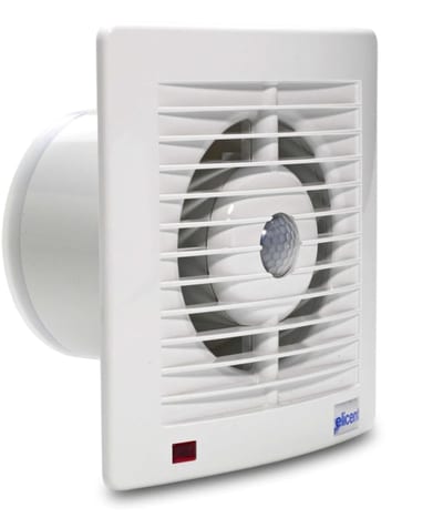 MURO-Style 100 PIR 4-Inch Bathroom Fan with Motion Sensor