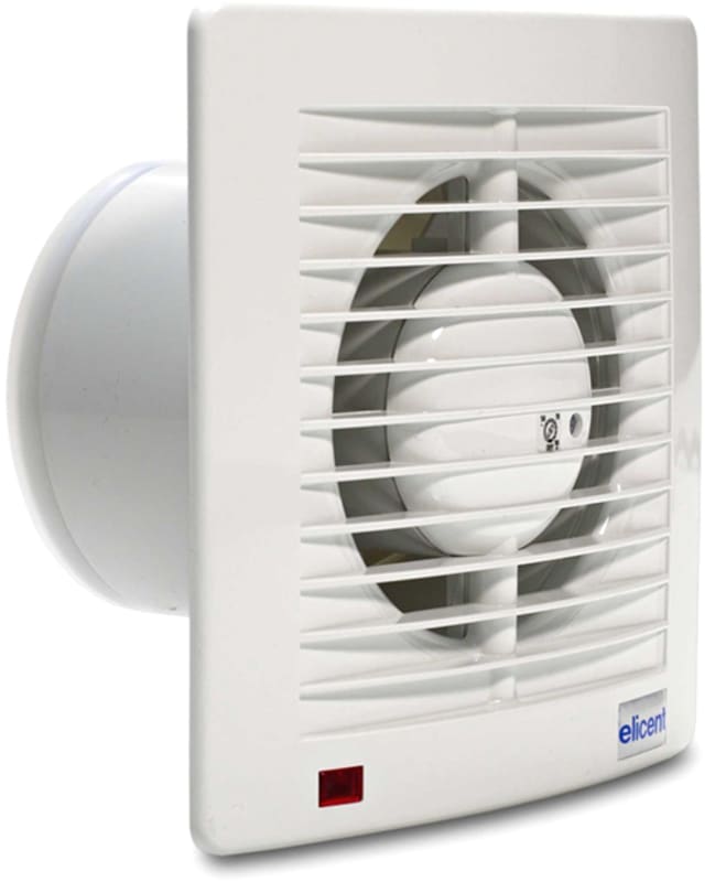 Knut Bø Muro-Style 100 MHY Bathroom Fan Ø100 with Timer and Hygrostat