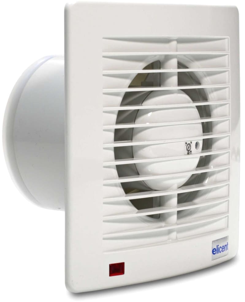 Knut Bø MURO-Style 150 MHY 6-inch Bathroom Fan with Damper