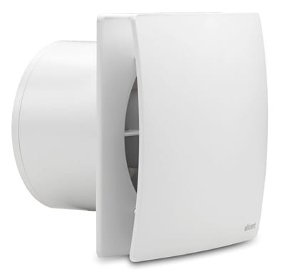 Knut Bø Elegance 150MHY 6" Bathroom Fan with Damper and Programmable Hygrostat