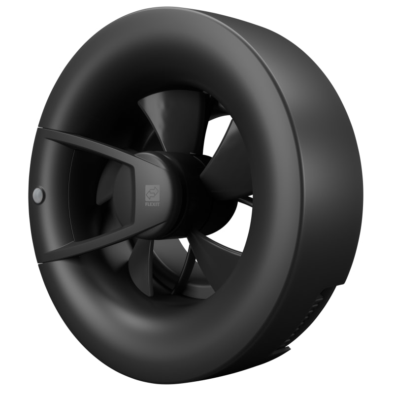 Flexit Bodo Prime black Bathroom fan (120944)