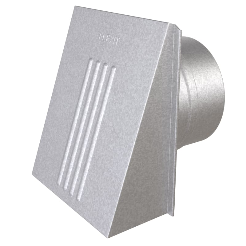 Ventilatorventil jacket/damper Ø125 (02391)