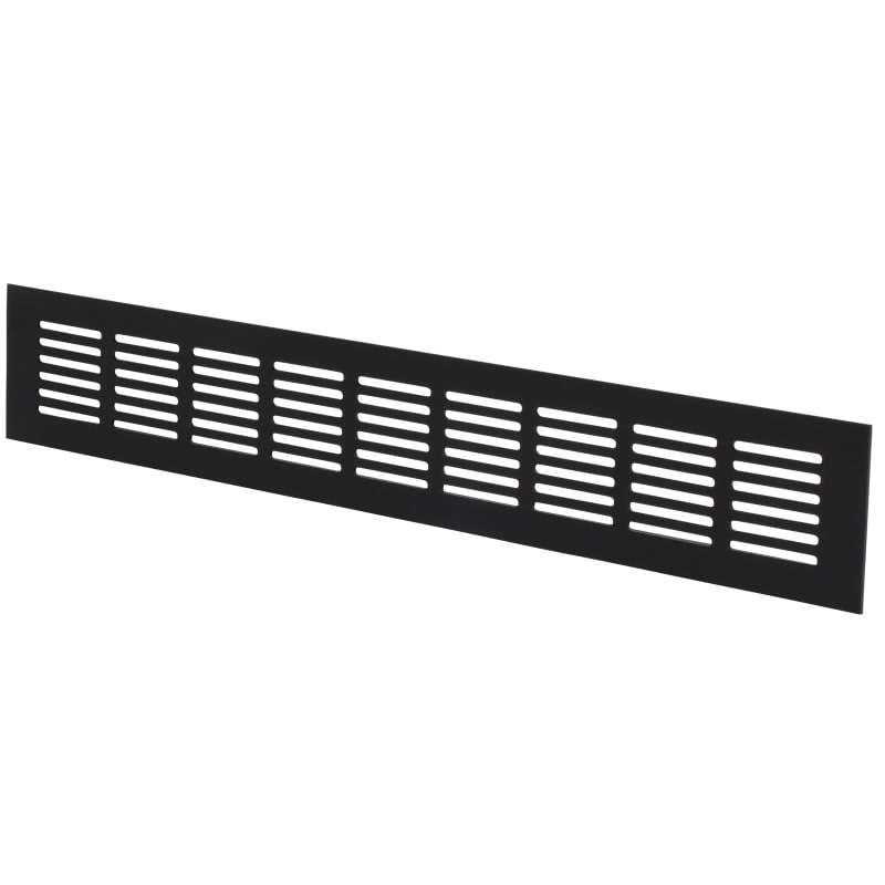 Flexit Overflow Grille Black 400 x 60 mm (118521)