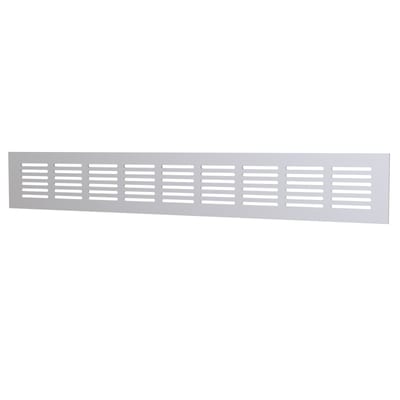Flexit 101311 Overflow Grille, Matt Aluminium 400×60 mm