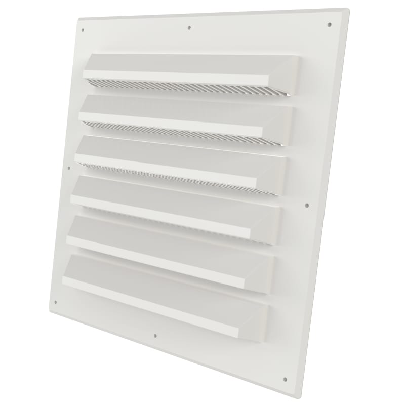 Louvre Grille without Frame Plastic 6x6" (02134)
