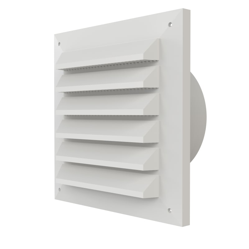 Louvre Grille 125 K White Ø125 (09159)